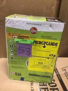 lot 57 image: Rheem Performance 8 kW Self-Modulating 1.55 GPM Electric Tankless Water Heater open box see pictures
