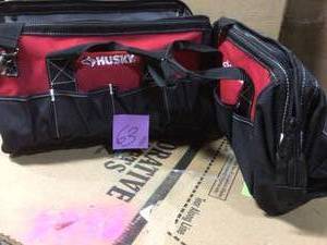 lot 63 image: 2-Piece Tool Bag Combo (15 in. and 18 in.) by Husky in good condition