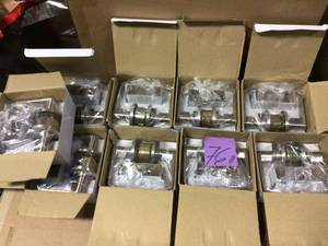 lot 76 image: Lot of New Door hardware see pictures
