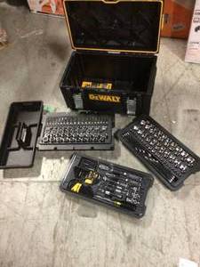 lot 107 image: Dewalt Mechanics Tool Set (226-Piece) with TOUGHSYSTEM 22 in. Medium Tool Box see pictures