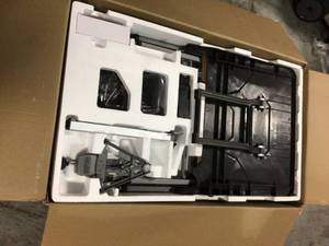 lot 117 image: Ridgid 12 Amp Corded 8 in. Wet Tile Saw with Stand see pictures