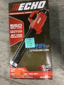 lot 114 image: Echo CPLB-58VBT Brushless Cordless Leaf Blower 145 MPH (Tool Only) in good conditions