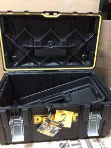 lot 2 image: TOUGHSYSTEM 22 in. Medium Tool Box by DEWALT in good conditions