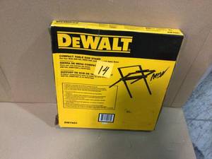 lot 14 image: Compact Table Saw Stand by DEWALT