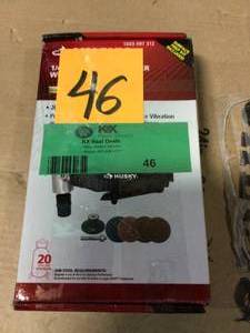 lot 46 image: Best Seller 14 in. Angle Die Grinder with Accessory Kit by Husky