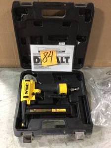 lot 84 image: Pneumatic 18-Gauge 14 in. Crown Stapler by DEWALT