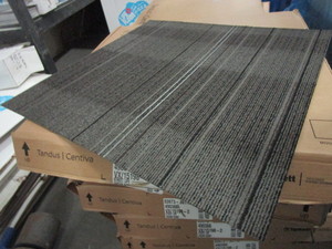 lot 215 image: TANDUS CENTIVA COMMERCIAL CARPET TILE