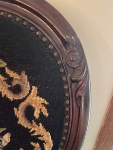 lot 22 image: Beautiful Needlepoint Chair