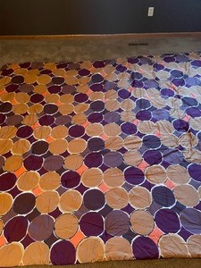 lot 69 image: Colorful King Reversable Comforter