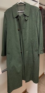 lot 68 image: Mens Alpaca Dark Green Coat