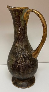 lot 57 image: Pottery Bowl and Large Decorative Pitcher