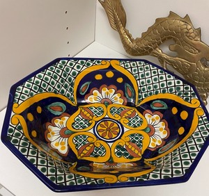 lot 58 image: Brass Dragon and a Decorative Bowl