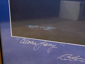 lot 35 image: Robert Lyn Nelson Framed  Signed Poster