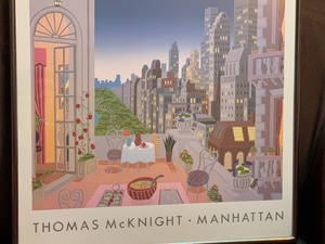 lot 36 image: Thomas McKnight Manhattan Framed Print