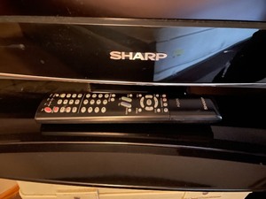 lot 93 image: Sharp 47 inch TV with Remote