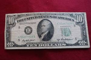 1950 B $10.00 Note