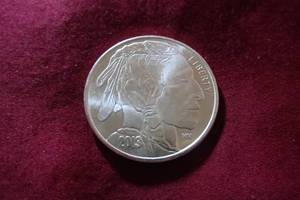 2013 1 Oz. Buffalo Silver Round