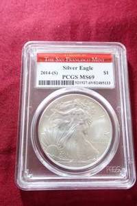 2014-S American Silver Eagle - MS69