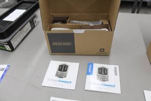 lot 68 image: Schlage Connect Smart Electronic Touchscreen Deadbolt BE469ZP CAM 716
