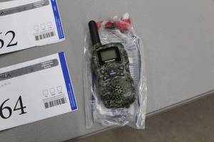 lot 64 image: WisHouse Camo Walkie Talkie