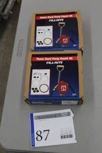 lot 87 image: Lot of (2) Fill-rite Piston Hand Pump Repair Kits