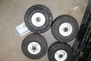 lot 80 image: Lot of (4) Toro 10X3.50-4 Utility Tire with Wheel (new)