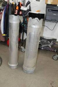lot 111 image: Lot of (2) Metal Tubes