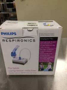 lot 54 image: Philips Respironics InnoSpire Portable Compressor Nebulizer Reliable Aerosol Delivery You Can Trust - NEW IN BOX