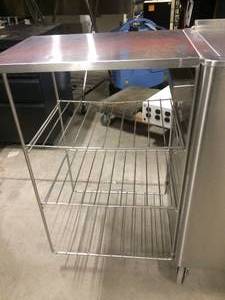 lot 57 image: MSRP $2500 Chattanooga M-2 Chiropractors Hydrocollator Mobile Heating Unit With Side Table - Therapeutic Moist Heat Is Able To Relax The Muscles & Nerves Without Drawing Up Moisture From The Skin - Good Working Condition