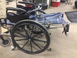 lot 39 image: Invacare Tracer SX5 Recliner Wheelchair - Nice Condition