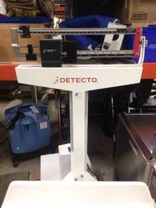 lot 66 image: Detecto Balance Beam Baby Weighing Scale