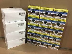 lot 12 image: LOT OF SLIPSTICK RUBBER CASTOR WHEELS  (4CASES) NEW SEE PICS