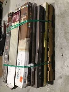 lot 42 image: PALLET OF MIXED AND ASSORTED LOT OF FLOORING CUSTOMER RETURNS SEE PICS CAREFULLY