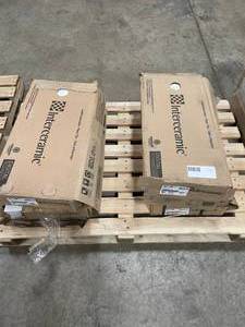 79 SF Interceramic Calacatta 12 x 24 Porcelain Floor Tile