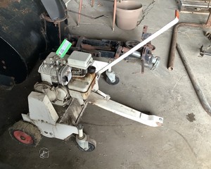 lot 634 image: Pull Behind Power Thatcher Rake