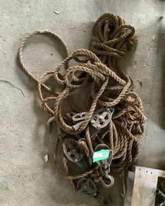 lot 626 image: Two Block and Tackle