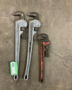 lot 109 image: Pipe Wrenches
