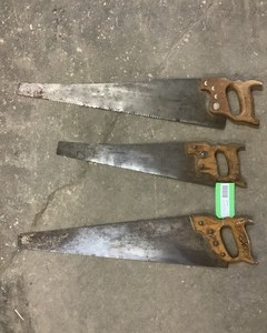 lot 107 image: Various Handsaws