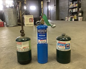 lot 134 image: Propane Torch & Bottles