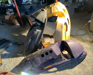 lot 682 image: Ski Doo Snowmobile Belly Pans