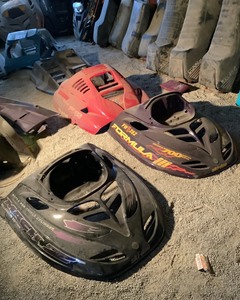 lot 681 image: Ski Doo Snowmobile Hoods