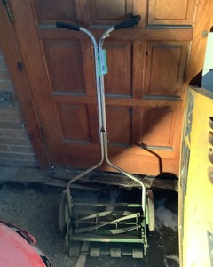 lot 703 image: Old Fashioned Reel Mower
