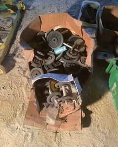 lot 714 image: Box of Misc Idler Wheels
