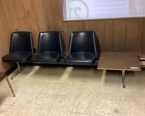 lot 178 image: 3 Seat Bench with Shelf