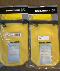 lot 223 image: Sea-Doo Dry Pouch, Qty 2