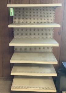 lot 241 image: Adjustable Retail Shelving Unit
