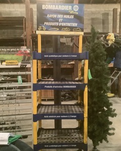 lot 341 image: Bombardier Display Rack