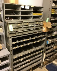 lot 25 image: Three Shelf Units and Contents