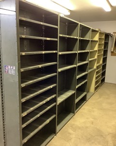 lot 26 image: Steel Parts Storage Racks, Qty 6