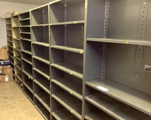 lot 26B image: Steel Parts Storage Racks, Qty 6